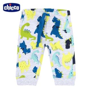 【Chicco】24SS童裝-SB 彩色恐龍-滿版恐龍長褲