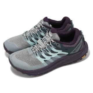 【MERRELL】戶外鞋 Antora 3 GTX 女鞋 紫 綠 防水 黃金大底 抓地 登山鞋(ML068294)
