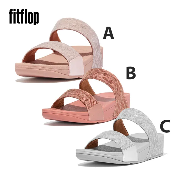 【FitFlop】LULU金屬亮粉/造型雙帶/夾腳涼鞋(共10款)