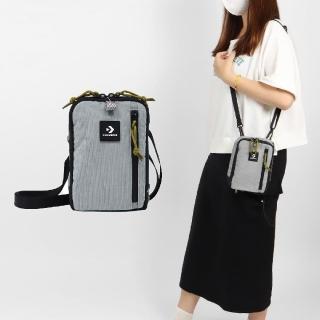 【CONVERSE】肩揹包 Shoulder Bag 灰 黑 可調背帶 斜揹包 隨行包 小包(10027006A01)