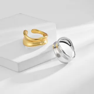 【KT DADA】包包 戒指 戒指男 戒指女生 情侶戒指 925純銀戒指 可調式戒指 不規則戒指 復古