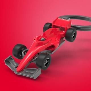 【Metalmorphose】MTM方程式賽車造型質感鑰匙圈