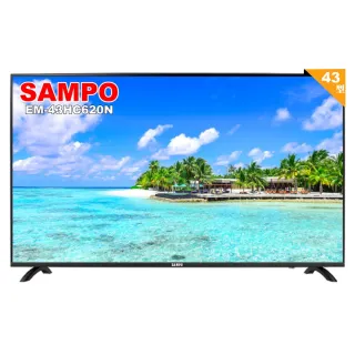 【SAMPO 聲寶】43吋 4K UHD智慧連網、多媒體液晶顯示器(EM-43HC620-N 福利品)