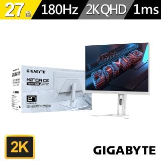 【GIGABYTE 技嘉】M27QA ICE 27型 HDR400 電競螢幕(27型/2K/180Hz/1ms/IPS/HDR400/KVM)