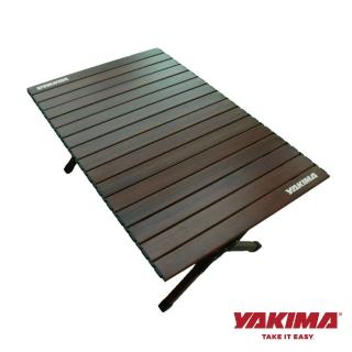 【YAKIMA】鋁合金腳蛋捲櫸木桌 胡桃木色