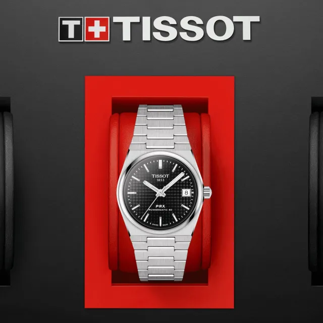 【TISSOT 天梭】PRX系列 酒桶形機械腕錶 禮物 送禮 推薦(T1372071105100) - momo購物網 - 好評推薦 -2026年5月