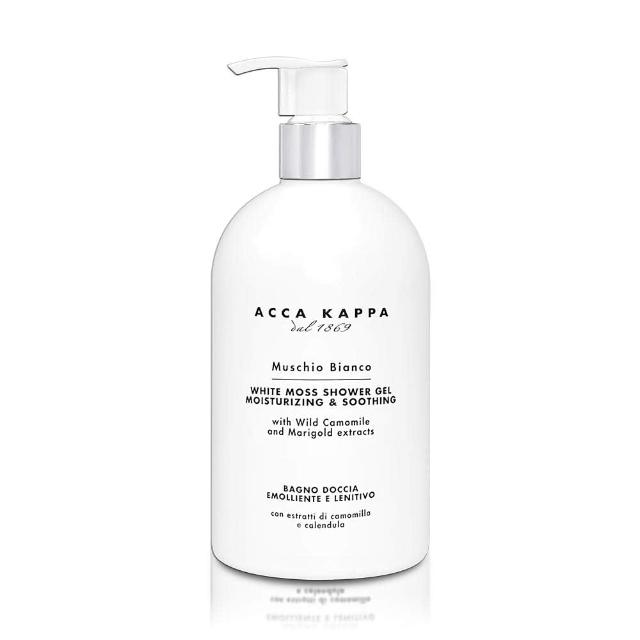 【Acca Kappa】White Moss 白麝香香水保濕沐浴乳 500ml(平行輸入)