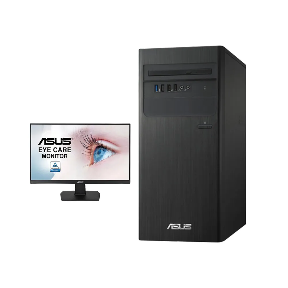 【ASUS 華碩】24型螢幕組★G6900 雙核電腦(G6900/8G/256G SSD/W11/H-S500TE-0G6900011W)