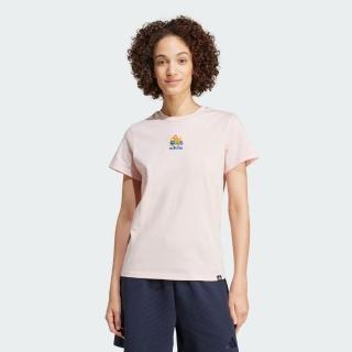 【adidas 愛迪達】短袖上衣 T恤 女 IZ1160