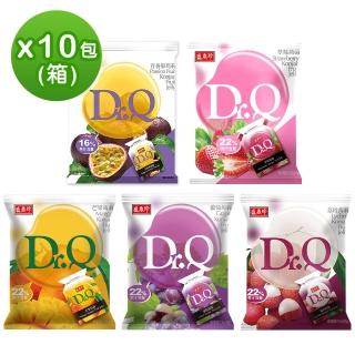 【盛香珍】Dr.Q蒟蒻果凍265gX10包/箱(每包約14入-葡萄/荔枝/芒果/草莓/百香果)