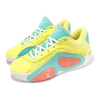 【NIKE 耐吉】籃球鞋 Jordan Tatum 2 PF 男鞋 黃 橘 Lemonade 運動鞋(FJ6458-700)