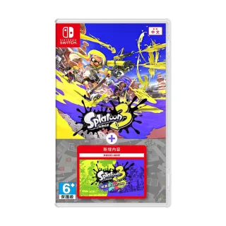 【Nintendo 任天堂】Switch Splatoon 3 斯普拉遁 3+擴充票(台灣公司貨)