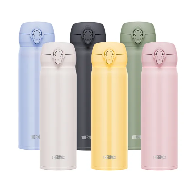 【THERMOS 膳魔師】不鏽鋼超輕量彈蓋真空保溫瓶500ml(JNL-506)