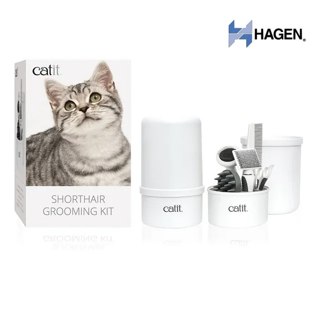 【HAGEN 赫根】短毛貓修容套組(40000)(貓用修容組)