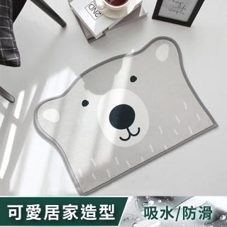 【MY LIFE 漫遊生活】現貨 可愛動物造型短絨地墊※(居家/地墊/售完不補)
