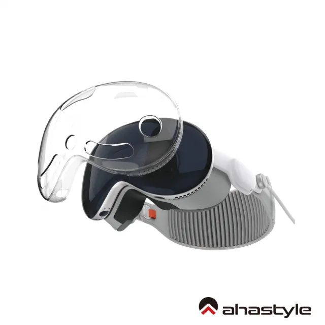 【AHAStyle】Vision Pro頭戴顯示器VR空間視訊保護套 透明