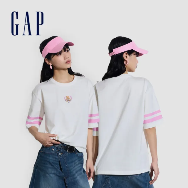 【GAP】男女裝 Logo/小熊印花圓領短袖T恤-多款任選(496354&873958&466766&465581)