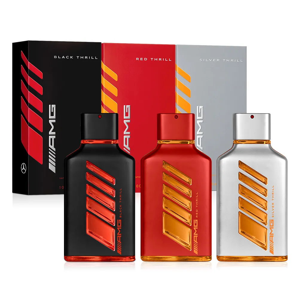 【Mercedes-Benz 賓士】AMG 極速黑/極速銀/極速紅男性淡香精100ml-任選(專櫃公司貨)