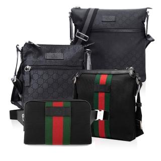 【GUCCI】經典LOGO系列郵差包、斜背包、側肩包(款式任選)