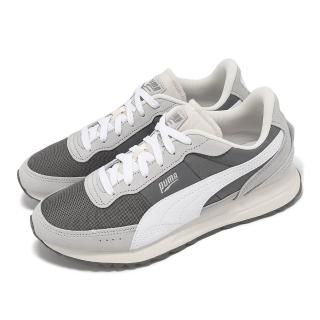 【PUMA】休閒鞋 Road Rider SD 男鞋 女鞋 灰 奶灰 復古 麂皮 運動鞋(397377-08)