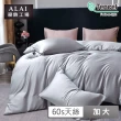 【ALAI 寢飾工場】60支天絲素色兩用被床包組(加大6尺  多款任選/300織/100%蘭精天絲萊賽爾)