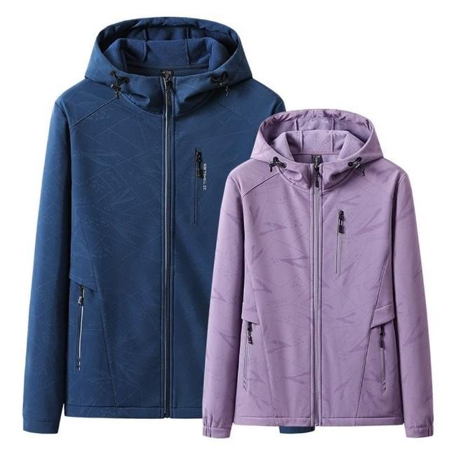 【巴黎精品】現貨+預購 衝鋒衣防風夾克(防水寬鬆連帽工裝男女外套7色a1eo36)