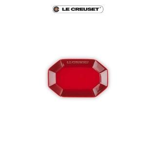 【Le Creuset】瓷器八角盤14cm(櫻桃紅)