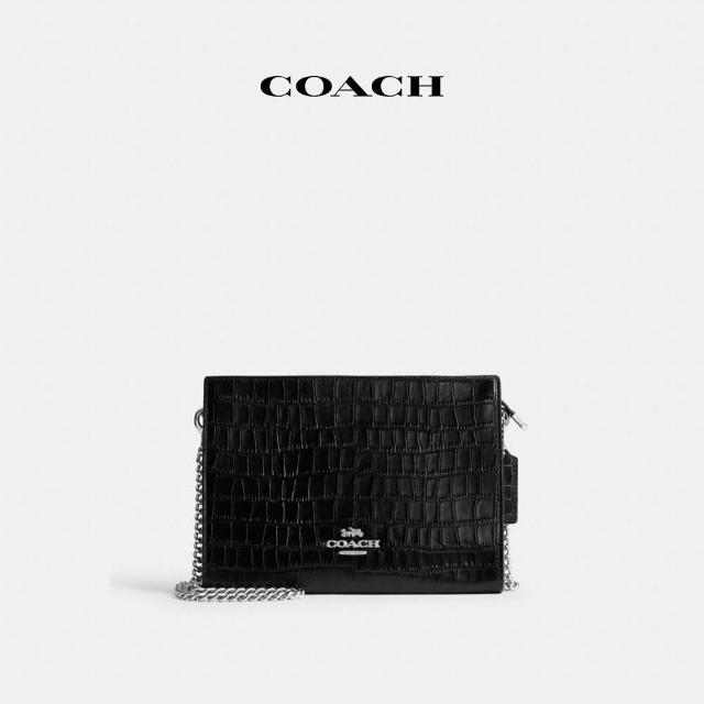 【COACH蔻馳官方直營】纖巧型斜背包-黑色(CR237)