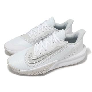 【NIKE 耐吉】籃球鞋 Precision 7 VII 男鞋 女鞋 白 灰 緩衝 回彈 運動鞋(FN4322-100)