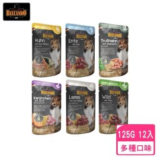 【BELCANDO 柏肯特】主食鮮肉包 125g*12包組(狗餐包/狗濕糧/犬用/全齡適用)