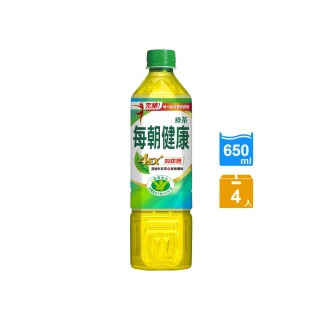 【每朝健康】綠茶650mlx4入/組