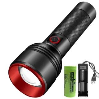 【TX 特林】超強亮遠射光束炮手電筒(T-NEW-LASER)