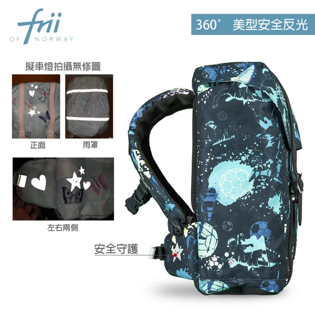 【Frii】22L 750g｜超羽量護脊書包｜贈保溫袋(Frii自由想像精選 適合身高: 100cm-140cm)