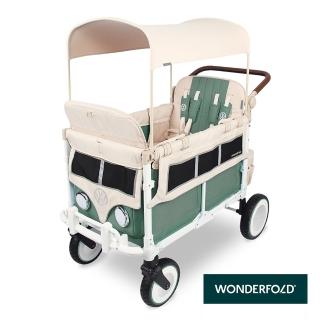 【WonderFold】VW4 福斯聯名多功能嬰兒推車(四人推車 寵物推車 露營車 多胞胎)