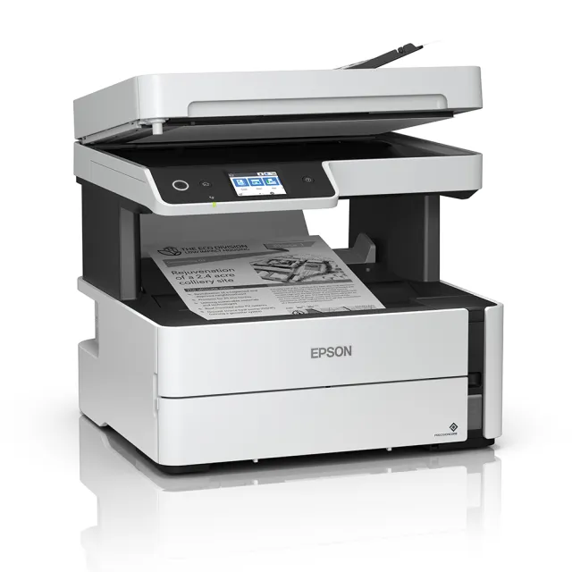 【EPSON】搭1組T03Q100 原廠黑高容墨★M3170 黑白高速四合一連續供墨印表機(雙面列印/複印/掃描)(2年保固組