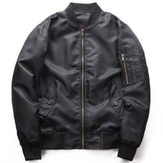 【巴黎精品】現貨+預購 軍裝外套復古工裝古著(薄款MA1簡約寬鬆飛行員男女夾克3色a1fa25)