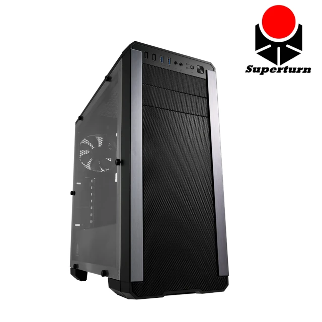 Superchannel 視博通 SW200{B} ATX 電腦機殼(黑色)