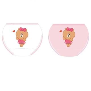 【樂樂童鞋】臺灣製熊美三角內褲-4入(兒童內褲 內褲 女童內褲)