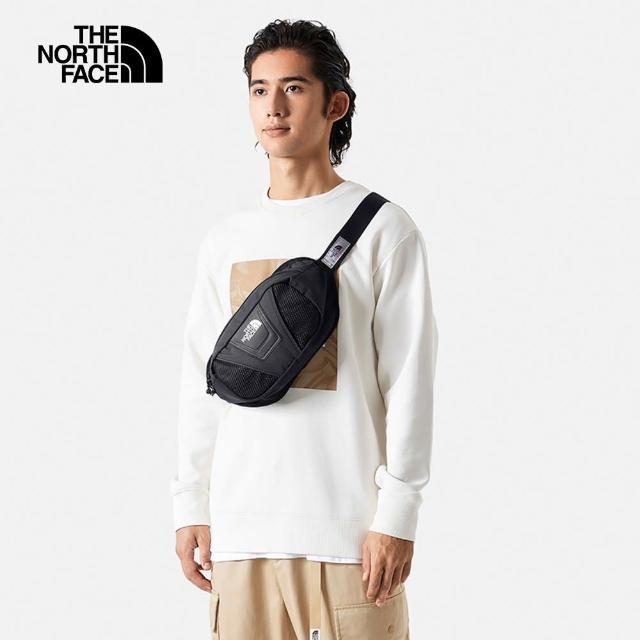 【The North Face 官方旗艦】北面男女款黑色DWR防潑水可調節腰帶休閒腰包｜87GEKT0