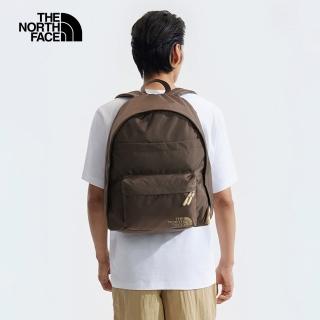 【The North Face 官方旗艦】北面男女款棕色調節背帶休閒後揹包｜8AMM1OI(筆電包/登山包)