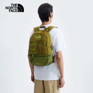 【The North Face 官方旗艦】北面男女款綠色舒適背負大容量兩用設計後揹包｜88TK0ON