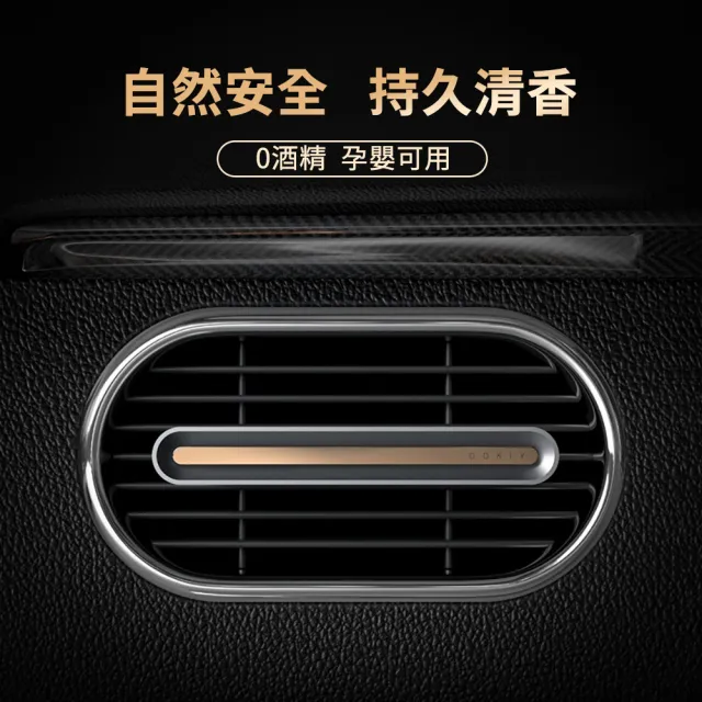 【DOKIY】車用香氛冷氣出風口香水-鋁合金
