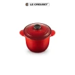 【Le Creuset】萬用窈窕琺瑯鑄鐵鍋 18(櫻桃紅)