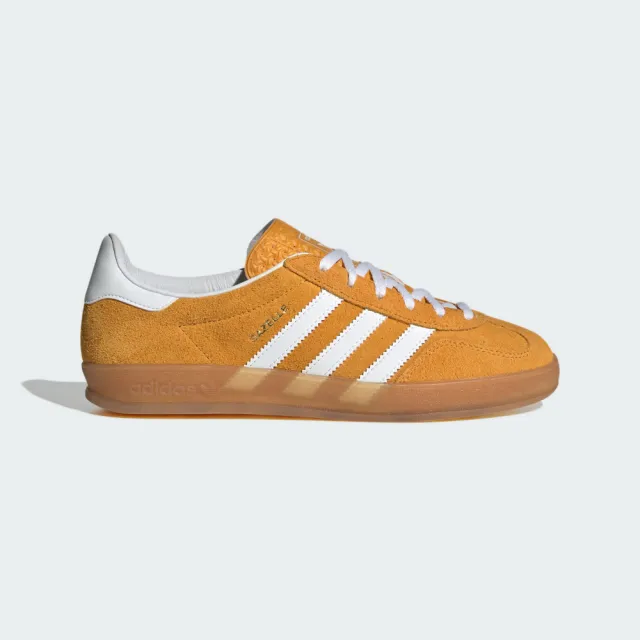 【adidas 愛迪達】GAZELLE INDOOR 運動休閒鞋 德訓鞋 滑板 復古 女鞋 - Originals HQ8716