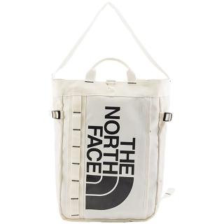 【The North Face】TNF 北臉 兩用 揹包 BASE CAMP TOTE 男 女 米白色(NF0A3KX2PV6)