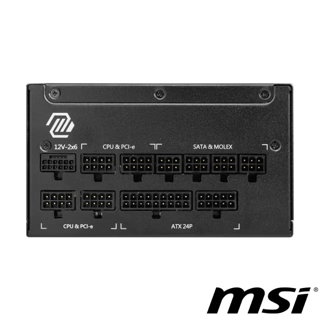 【MSI 微星】MAG A1000GL PCIE5 80PLUS 1000W 金牌 電源供應器
