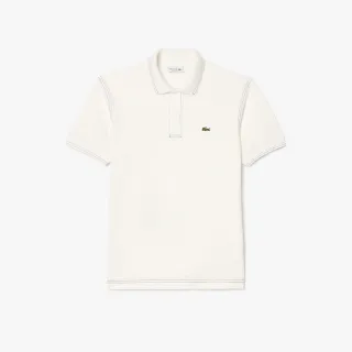 【LACOSTE】男裝-重磅網眼布原創 L.12.12 短袖Polo衫(白色)