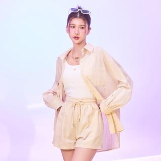 【MAJOR MADE】質感棉麻刺繡套裝(棉麻套裝/襯衫/套裝)