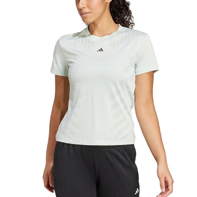 【adidas 愛迪達】HR HIIT AIRCH T 圓領短袖上衣 女 - IX0632