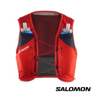 【salomon官方直營】SENSE PRO 6 水袋背包組(火炬紅/黑)